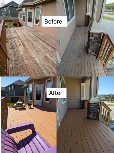 More Deck Staining